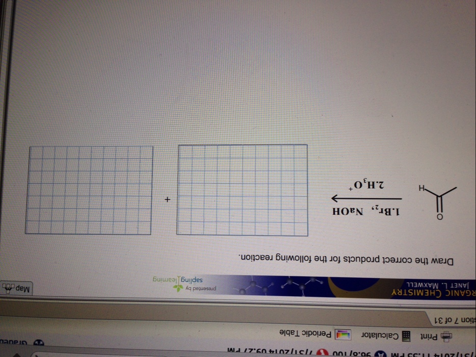 Solved Draw the correct products for the following reaction.