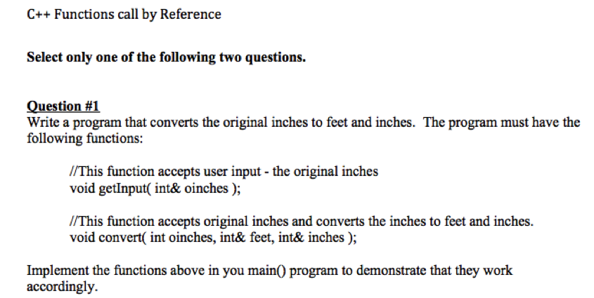 solved-c-functions-call-by-reference-select-only-one-of-chegg