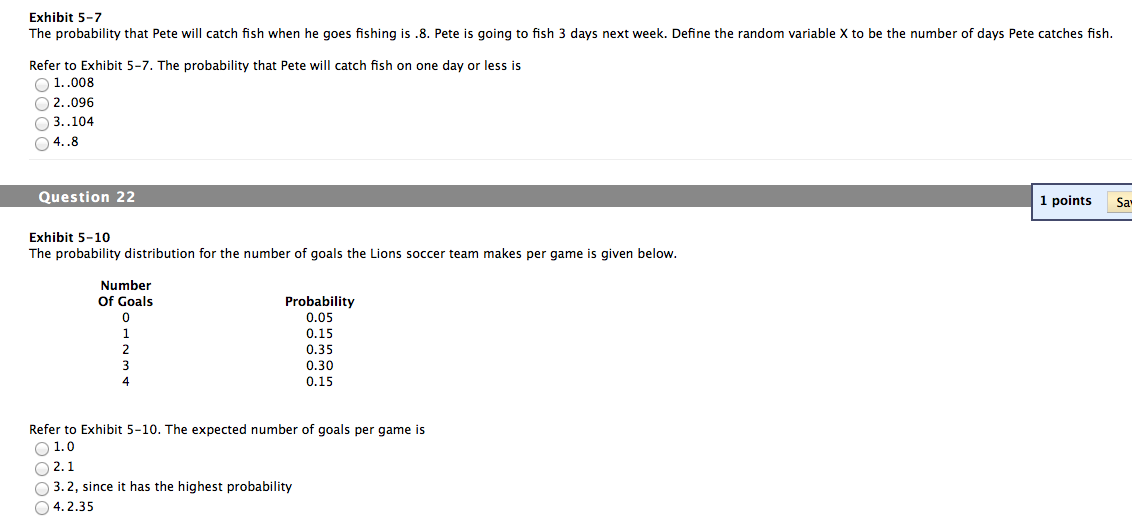 Solved The probability that Pete will catch fish when he