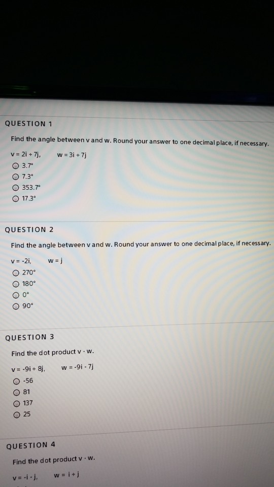 Solved QUESTION 1 your answer to one decimal place, if | Chegg.com