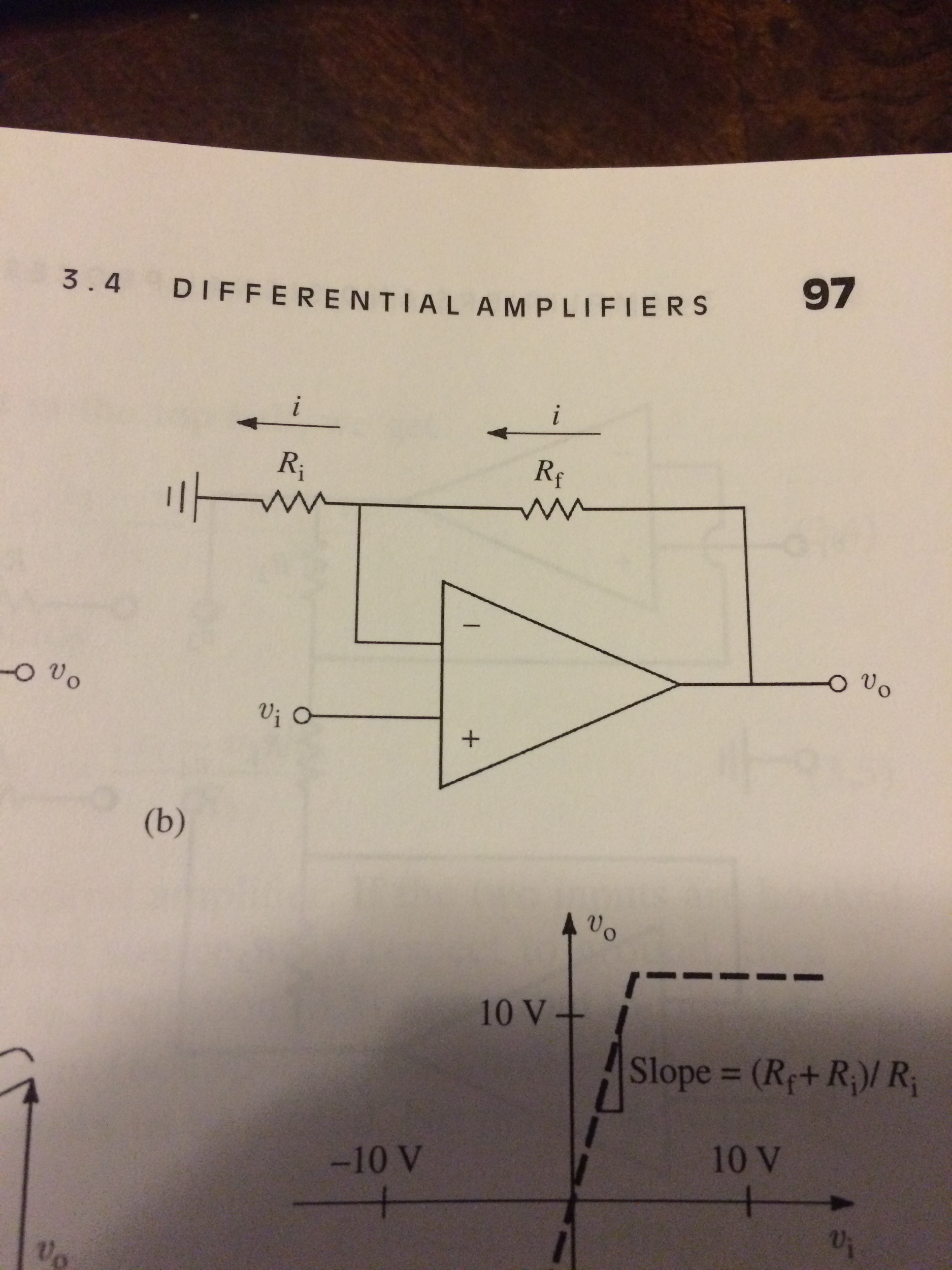 Solved 3.4 Design A Noninverting Amplifier Having A Gain Of | Chegg.com