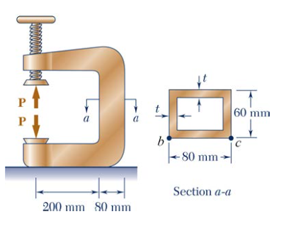 Solved: The Vertical Portion Of The Press Shown Consists O... | Chegg.com