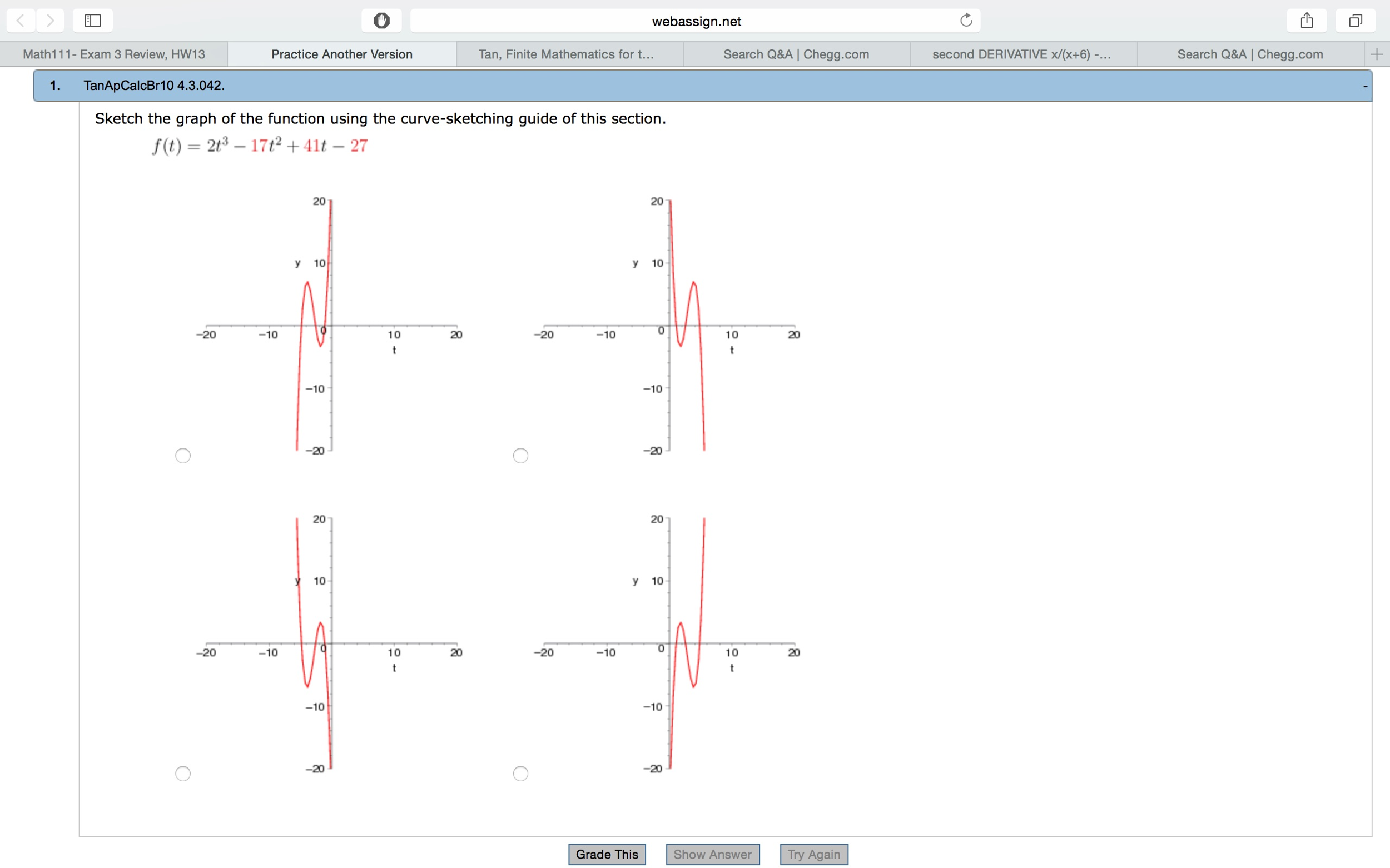 Solved Sketch the graph of the function using the | Chegg.com