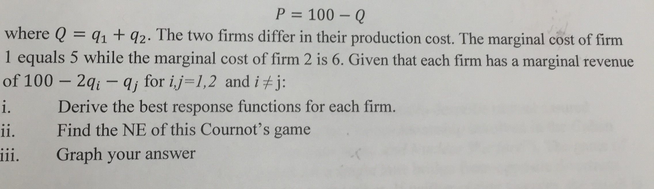 Solved Suppose there are two firms in an industry with the