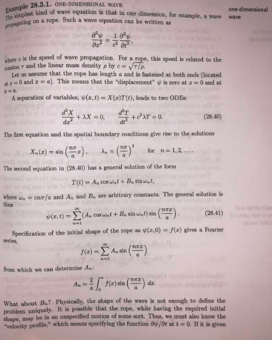 Solved 4. a) Use separation of variables to solve the 1-D | Chegg.com