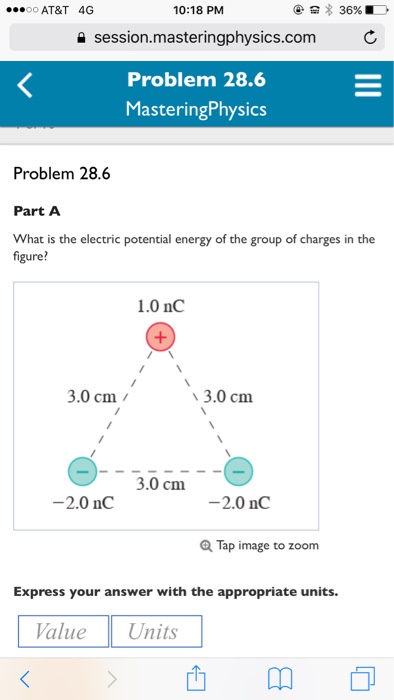 Solved What is the electric potential energy of the group of | Chegg.com