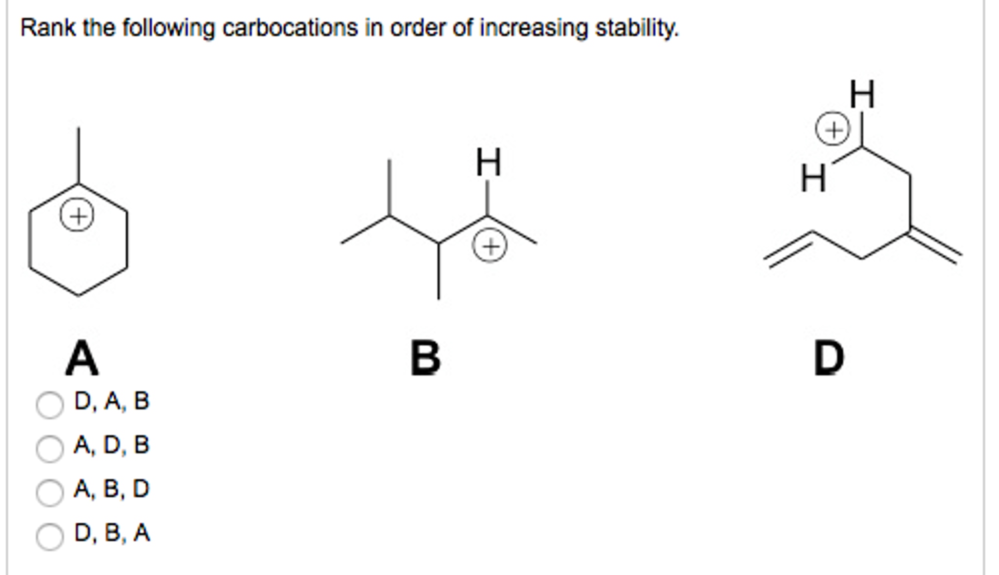 solved-rank-the-following-carbonations-in-order-of-chegg