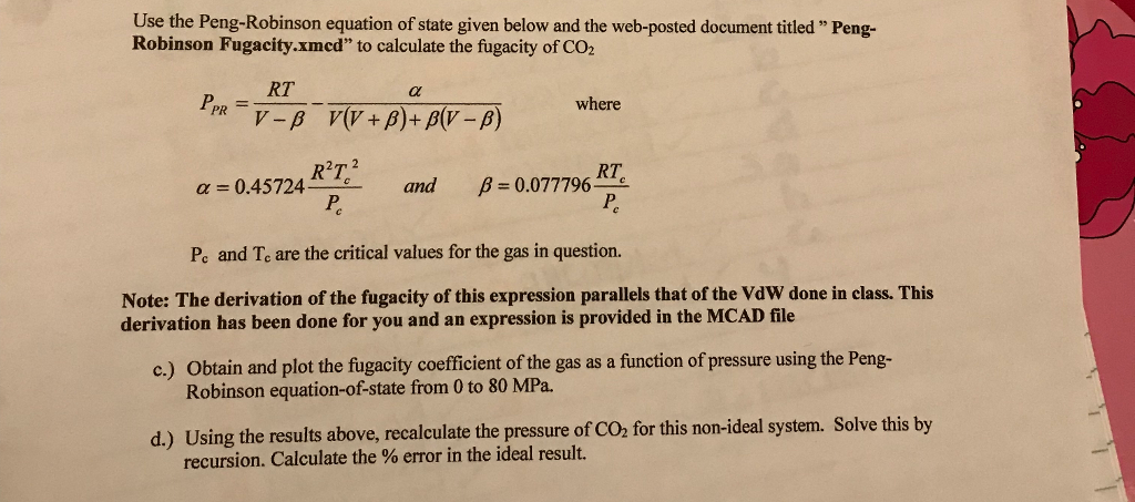 use-the-peng-robinson-equation-of-state-given-below-chegg