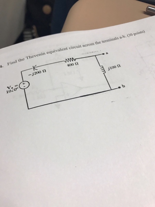Solved Find the Thevenin equivalent circuit across the | Chegg.com