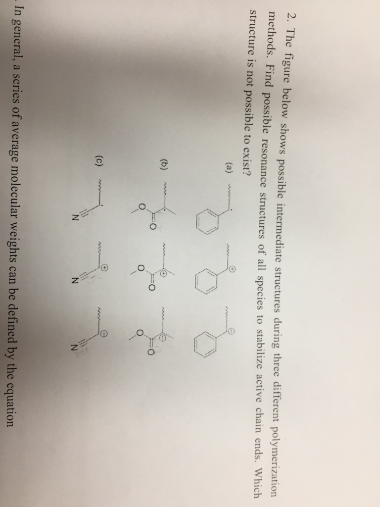 Solved The figure below shows possible intermediate | Chegg.com