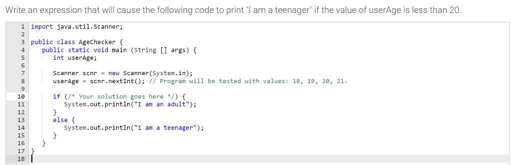 Solved Write an expression that will cause the following | Chegg.com