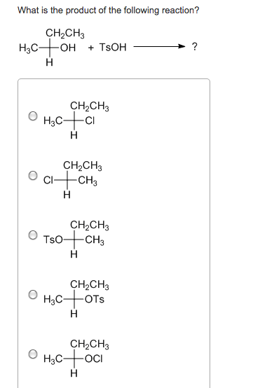 Solved What is the product of the following reaction? CH2CH3 | Chegg.com