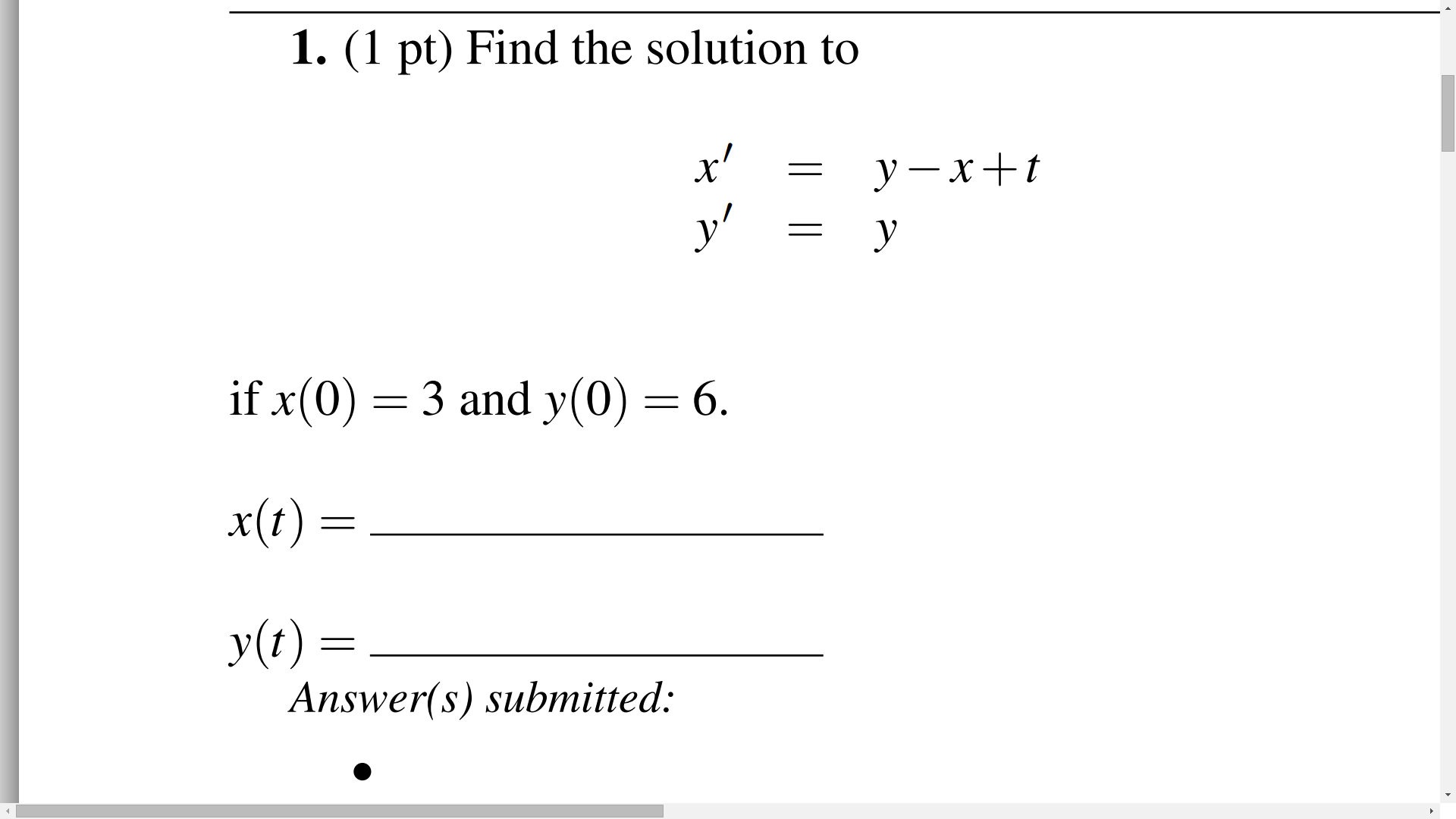 solved-1-1-pt-find-the-solution-to-x-y-x-t-y-y-if-x-0-3-chegg