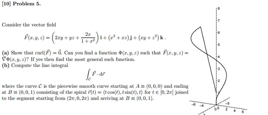 Solved Consider The Vector Field F Vector (x, Y, Z) = (2xy | Chegg.com