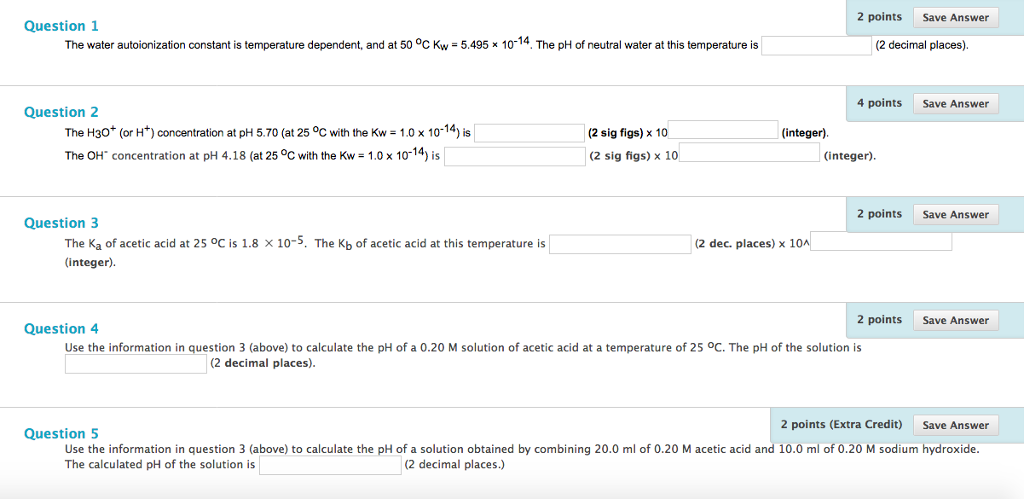 Solved 2 points Save Answer Question 1 The water | Chegg.com