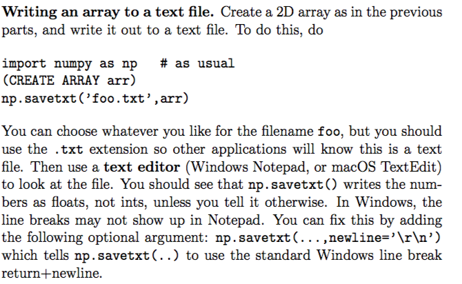 writing-an-array-to-a-text-file-create-a-2d-array-as-chegg