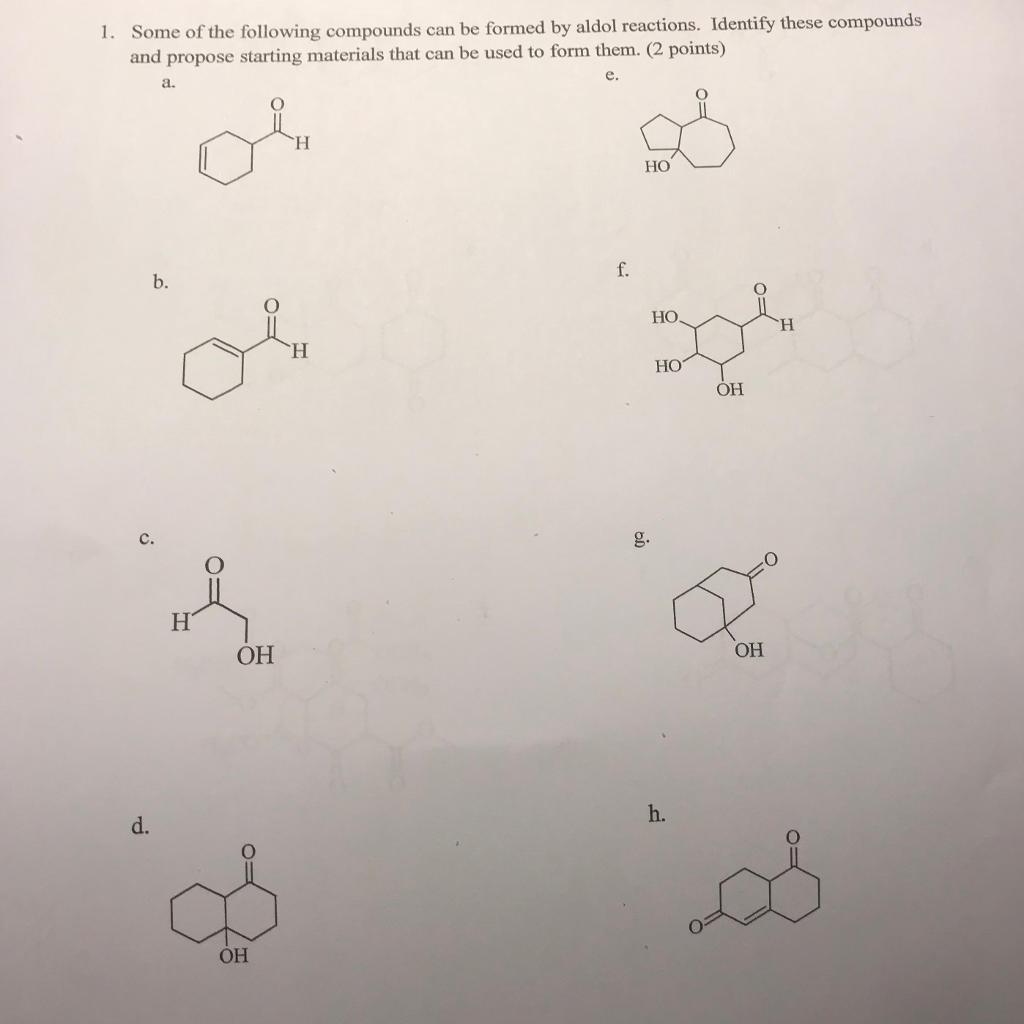 solved-1-some-of-the-following-compounds-can-be-formed-by-chegg