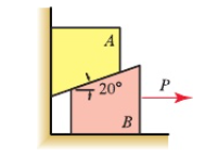 Solved Blocks A And B Each Have 2 Kg Mass. All Contact | Chegg.com