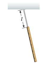 Light Rigid Rod Solved A very light rigid rod with a length of 0.164 m | Chegg.com