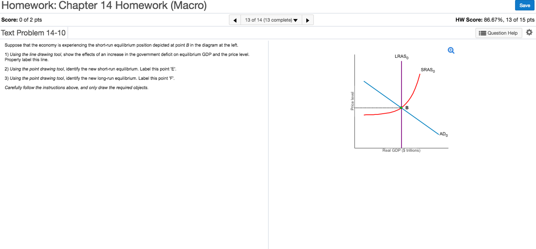 Solved Suppose that the economy is experiencing the