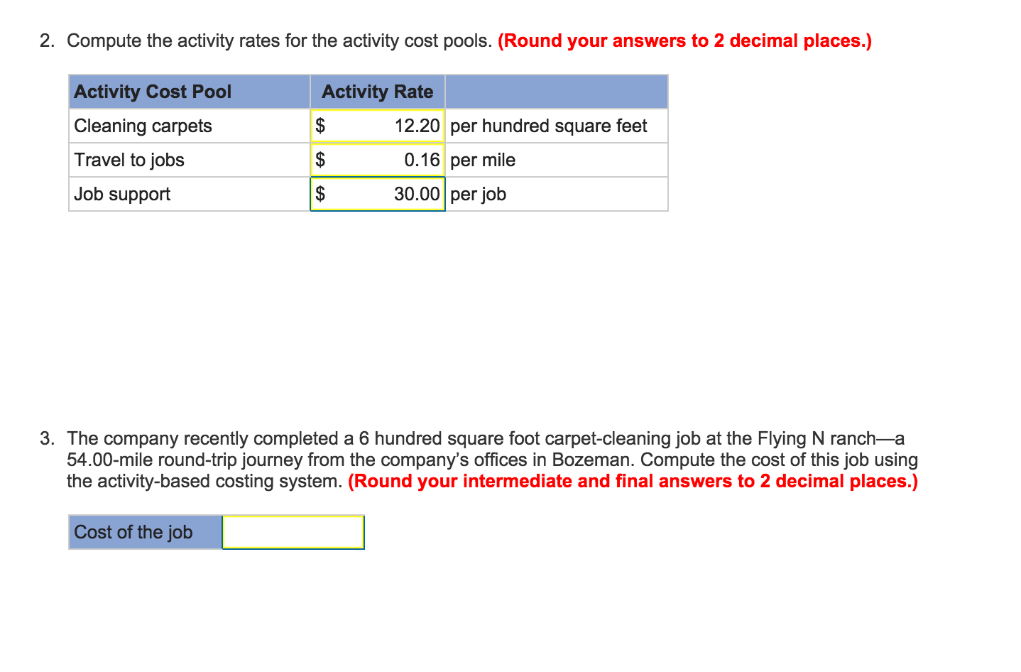 Solved Problem 7-20 Evaluating The Profitability Of Services | Chegg.com