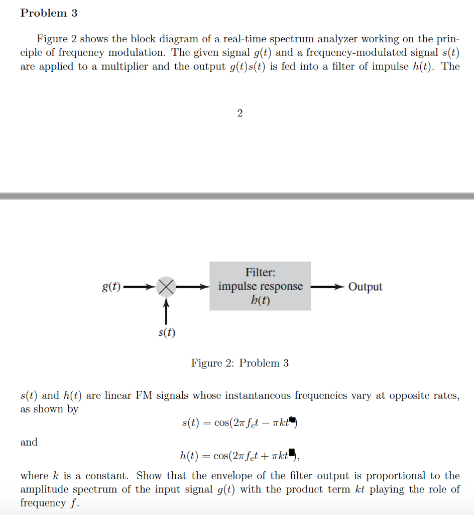 Solved Problem3 Figure 2 shows the block diagram of a | Chegg.com