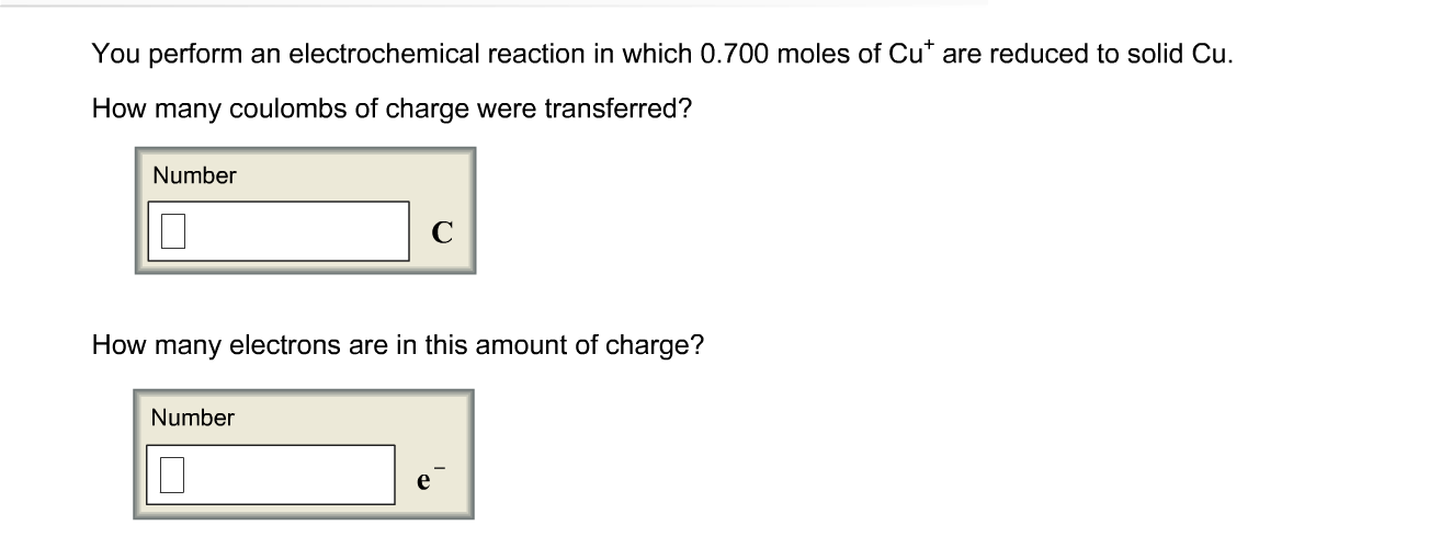 charge of mole to charge of electron