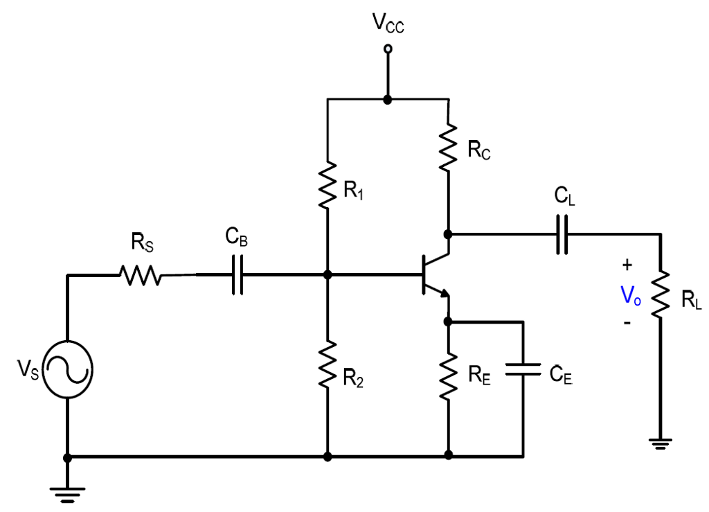 Solved a) Replace CB with a 0.1 LIF capacitor and calculate | Chegg.com