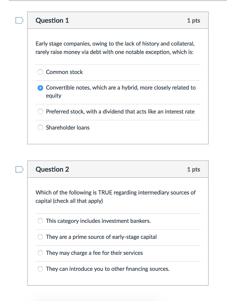 Solved D Question 5 1 pts Which of the following statements | Chegg.com