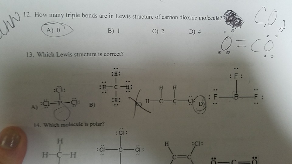 Solved 12. How many triple bonds are in Lewis structure of | Chegg.com