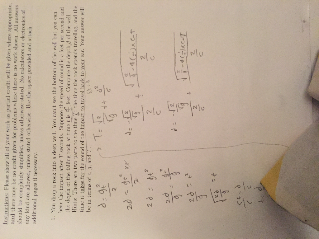 Solved Show all of your work as partial credit will be given | Chegg.com
