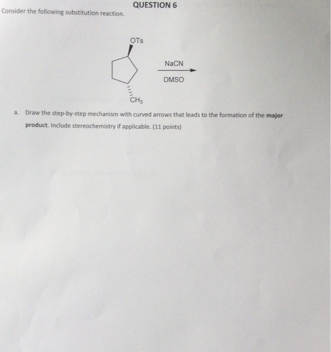 Solved QUESTION 6 Consider the following substitution | Chegg.com