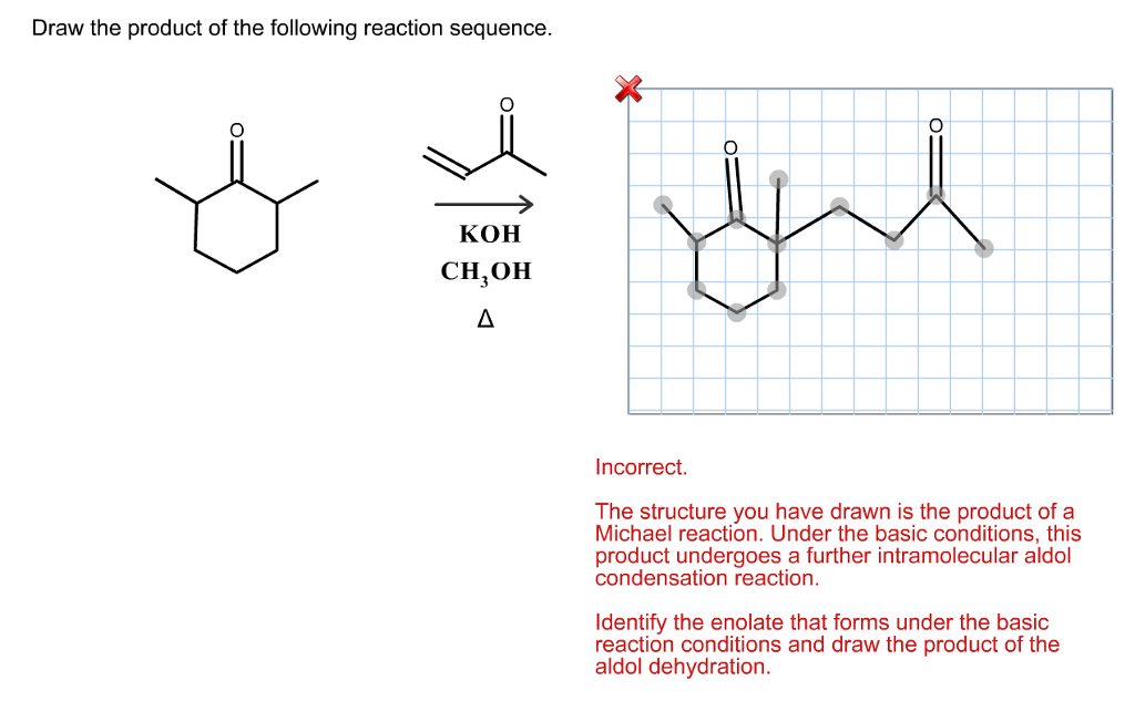 Solved Draw the product of the following reaction sequence