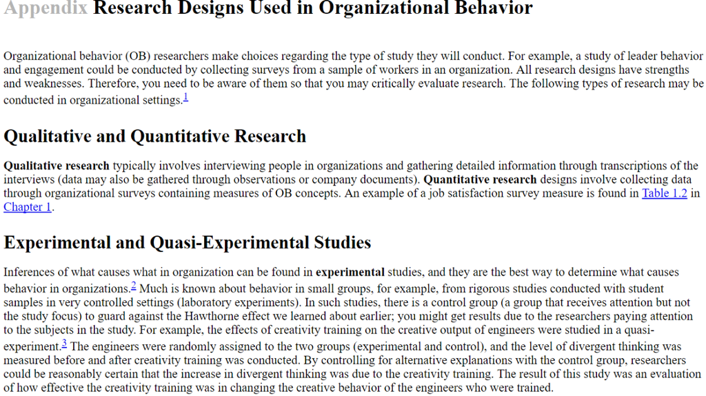 research design example paper