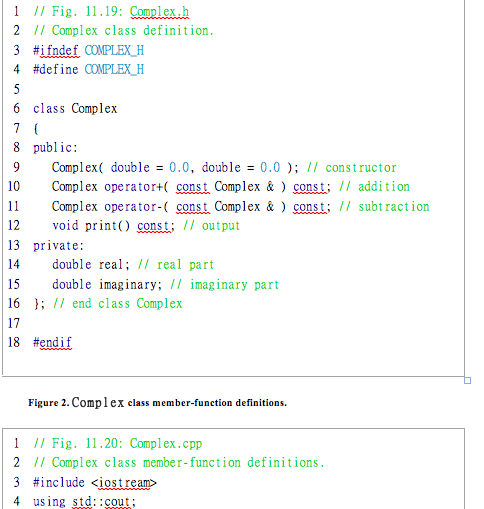 Solved Consider class Complex shown in Figures 1, 2, and 3. | Chegg.com