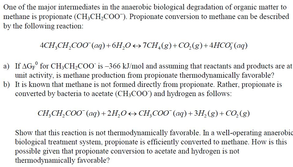 One of the major intermediates in the anaerobic | Chegg.com