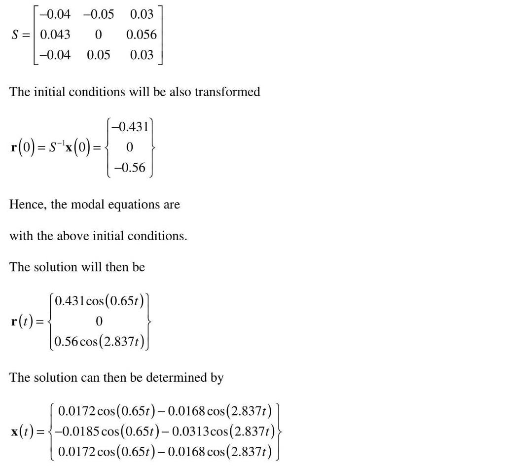 (Solved) - The vibration of a floor in a building containing heavy ...