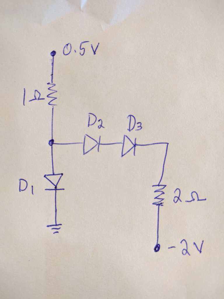 Solved for the circuit below, find the Qpoint for all