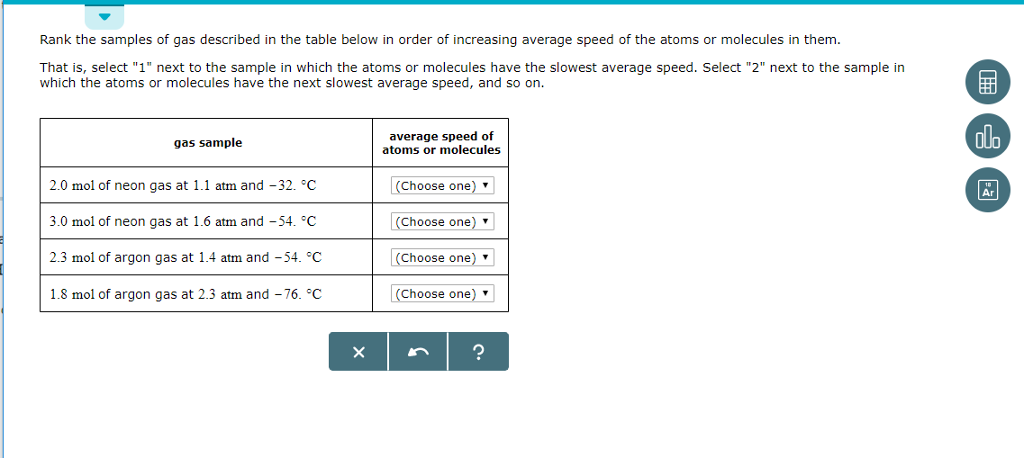 solved-rank-the-samples-of-gas-described-in-the-table-below-chegg