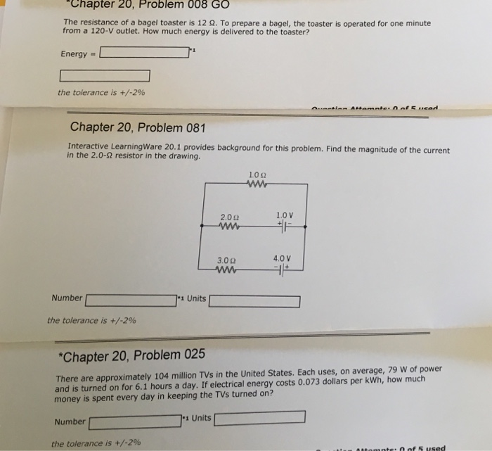 Solved The resistance of a bagel toaster is 12 Ohm. To
