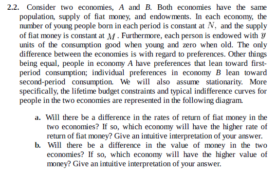 Solved Consider Two Economies, A And B. Both Economies | Chegg.com