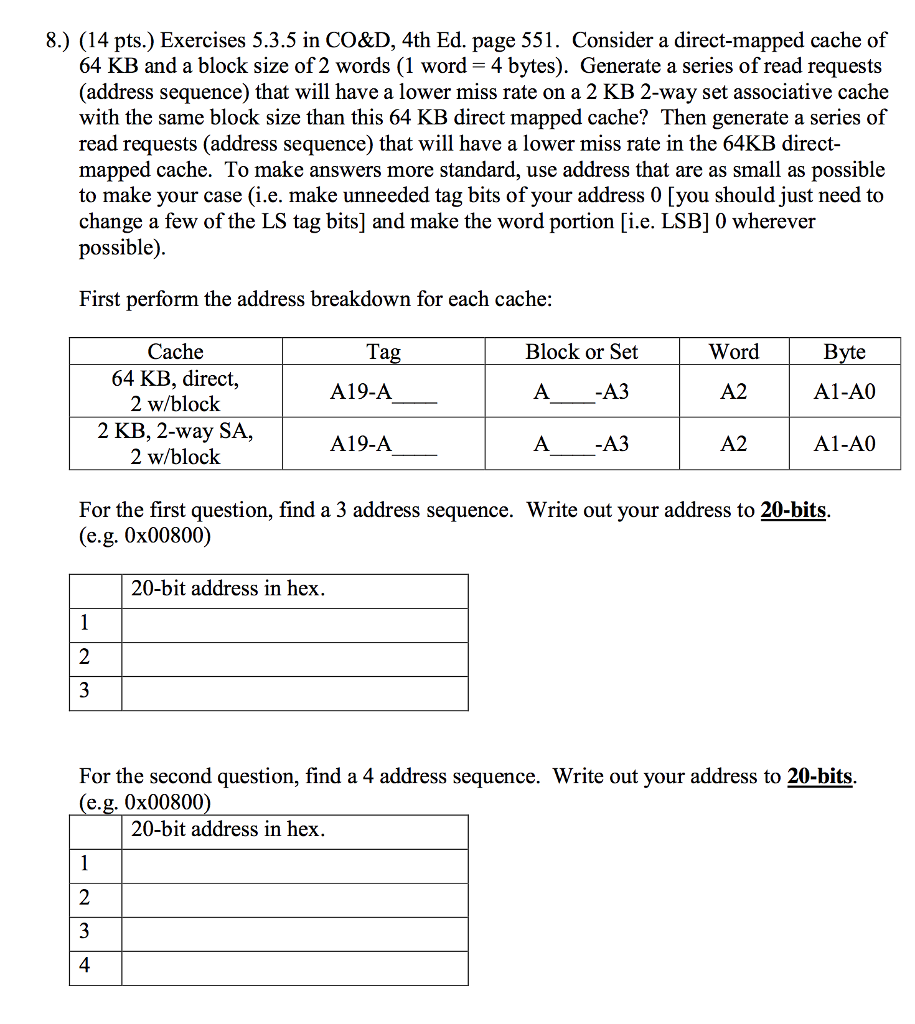 Exercises 5.3.5 in CO&D, 4th Ed. page 551. Consider a | Chegg.com