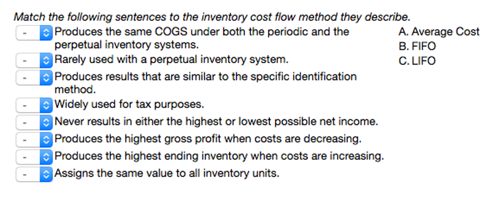 solved-match-the-following-sentences-to-the-inventory-cost-chegg