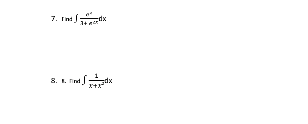 INTEGRAL OF X E X 3 visual data 5