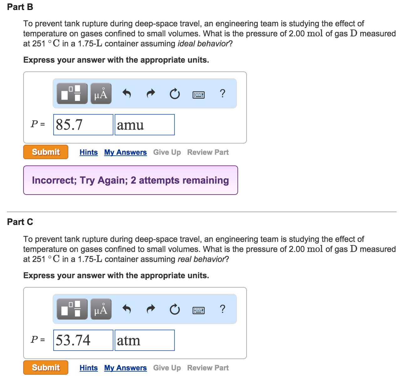 Solved Please answer all parts and please answer them if you | Chegg.com