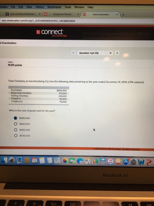 Solved Tuba Company, (a merchandising Co) has the following