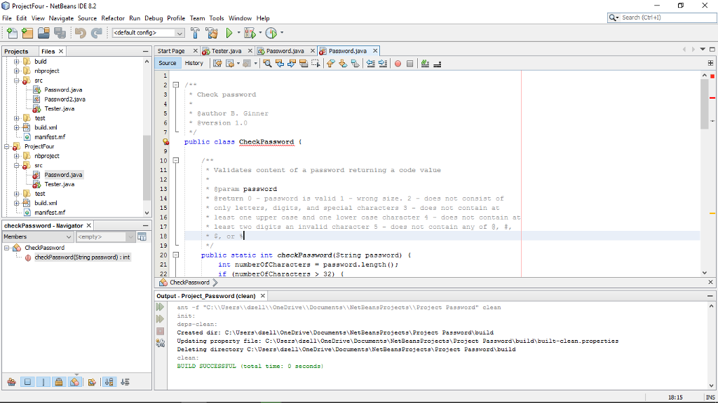 Solved In java he basically gave us a tester and code for