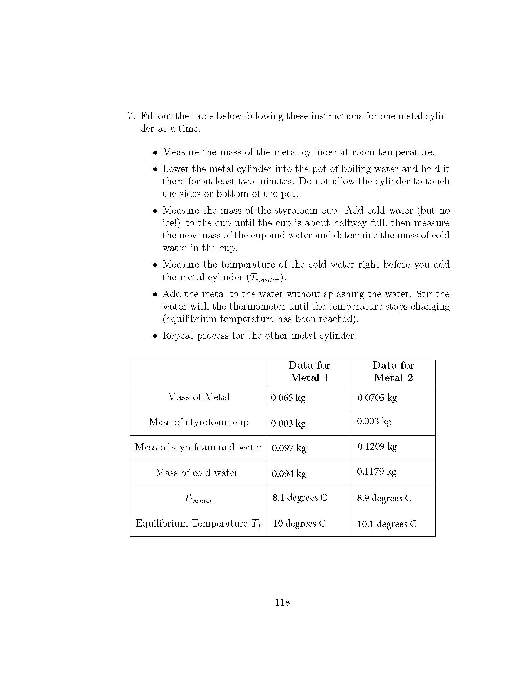Solved Lab 11 Thermodynamics Thermodynamics refers to the