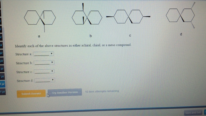 Solved Identify Each Of The Above Structures As Either | Chegg.com