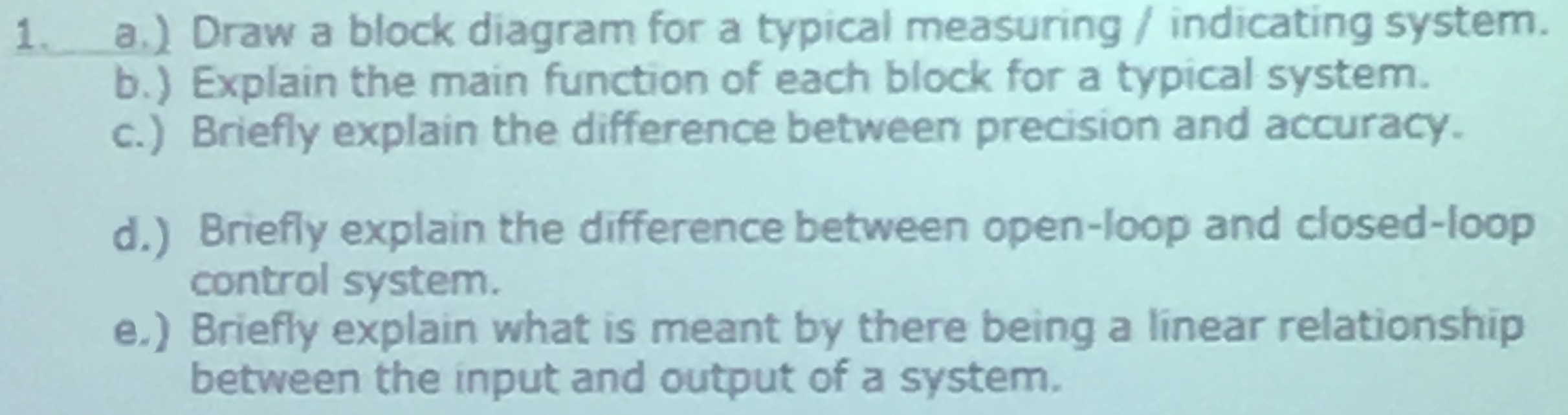 Solved Draw a block diagram for a typical | Chegg.com